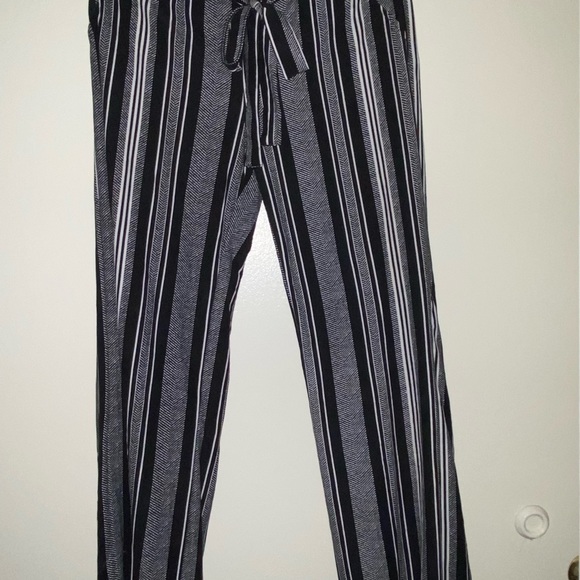 Joe Benbasset black white strip pants size medium - Picture 2 of 7